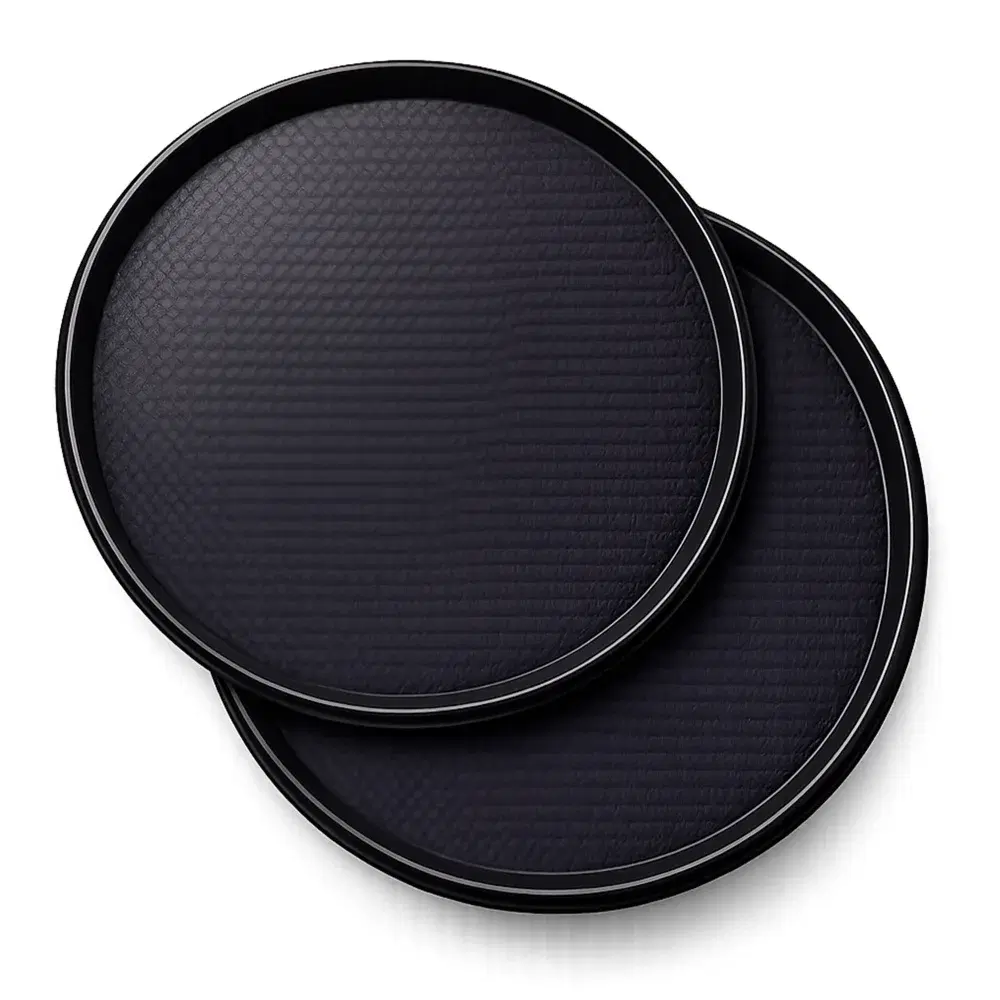 Wundermaxx Fiber Glass Round Serving Tray 11"