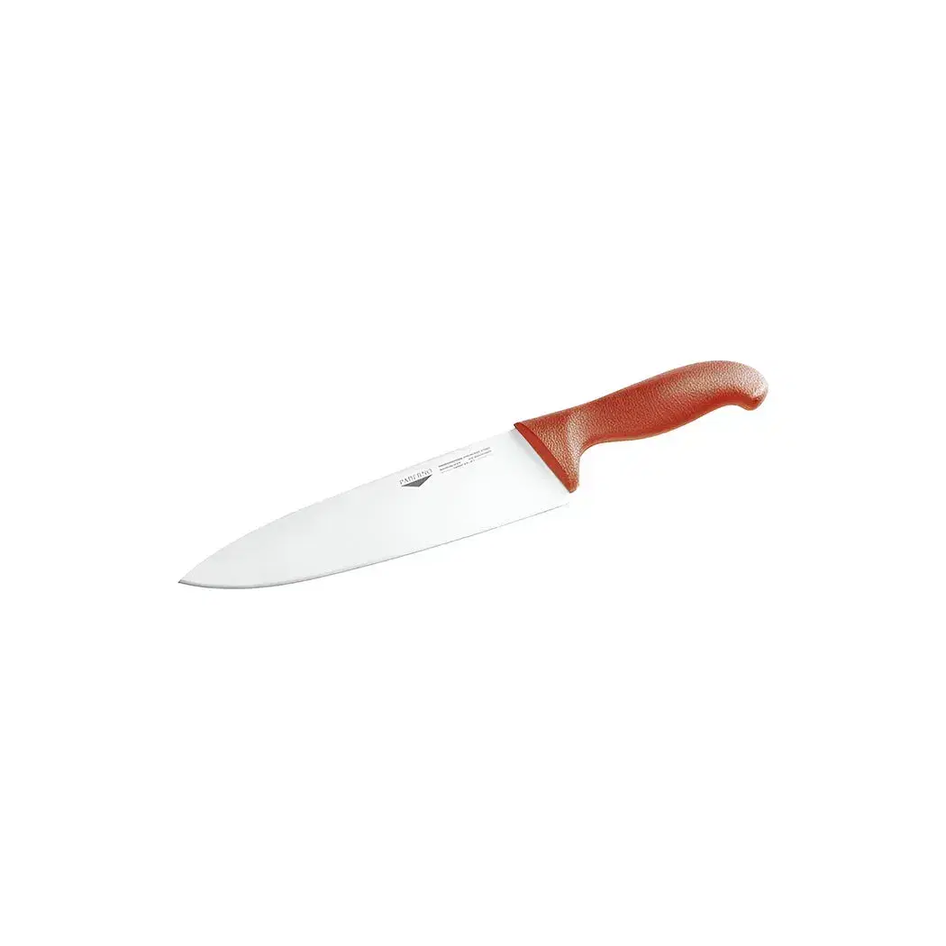 Paderno, Cook's Knife, 20 cm Blade, Stainless Steel, Red Handle