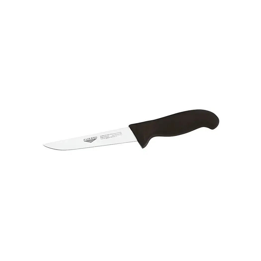 Paderno, Boning Knife, 16 cm Blade, Slip-Resistant Black Handle