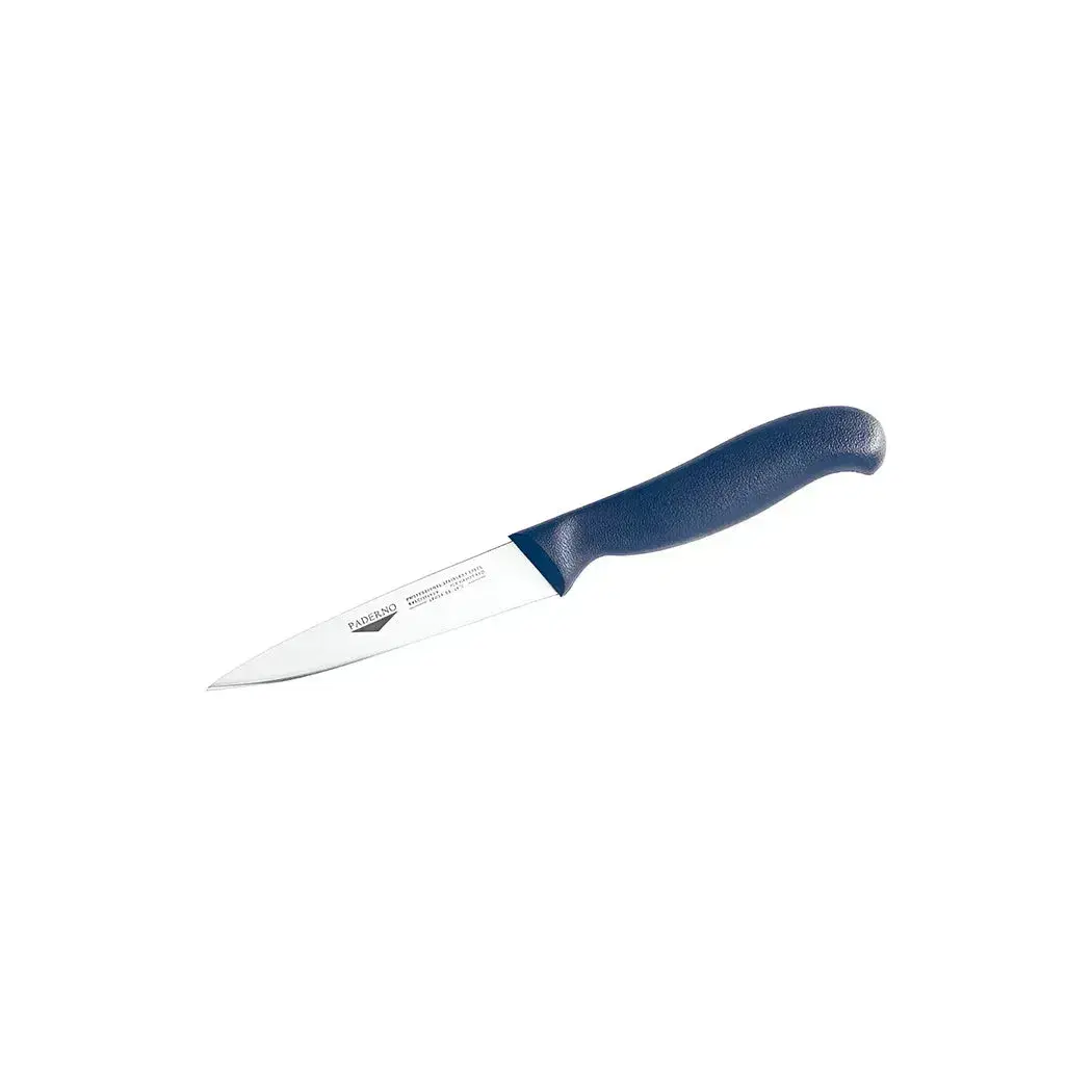 Paderno, Paring Knife, 11 cm Blade, Blue Handle