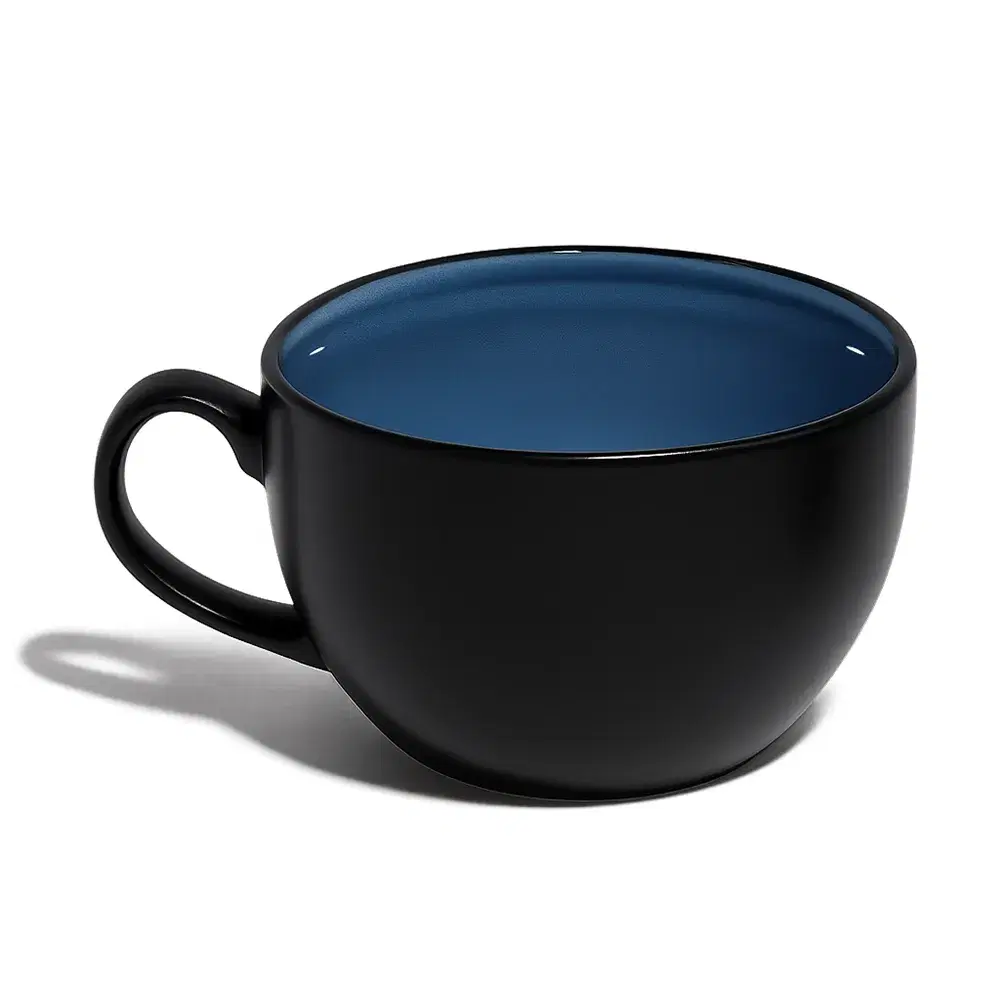 Don Bellini, Porcelain Cup, 8.5oz Capacity, Black
