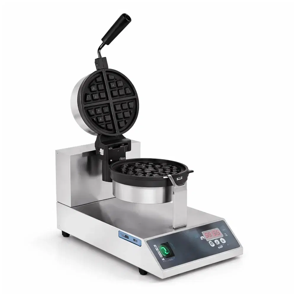 Single Head Waffle Baker Electric Stainless Steel 29 × 42.5 × 32 cm (L × W × H)