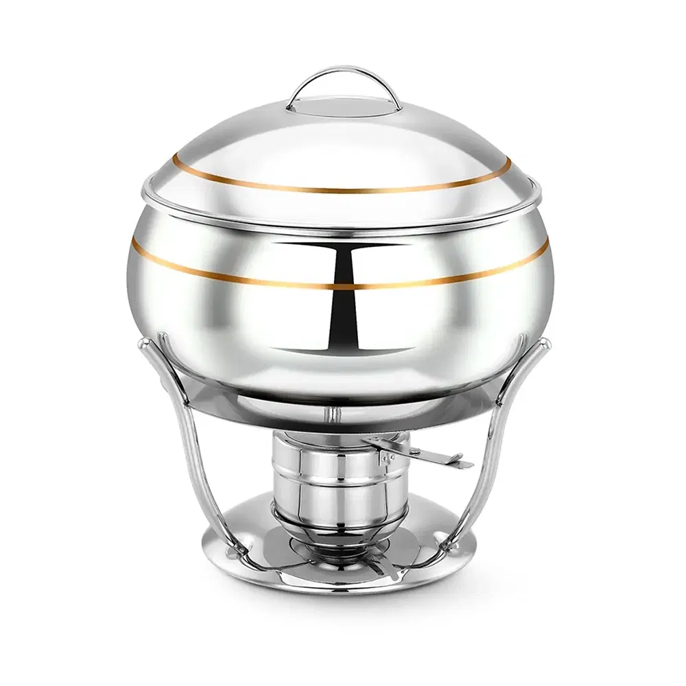 Pradeep, Food Warmer and Display, 3.5 L Capacity, Gold
