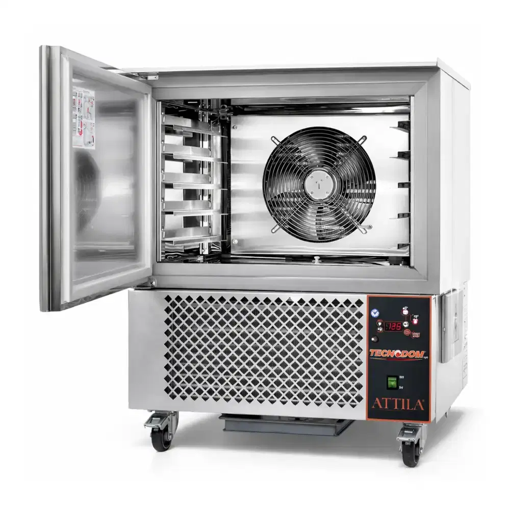 Tecnodom, Blast Chiller / Freezer, 5 Trays, 23 kg Chill, 1.4 kW, Electric, Silver