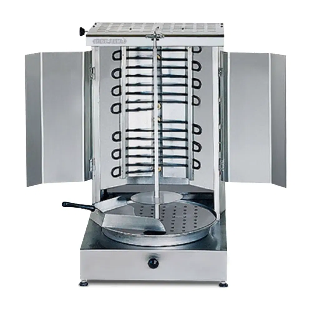 Berjaya, Kabab and Shawarma Griller, Electric, 2 Burners, 5 kW, 380–415V, up to 20 kg meat