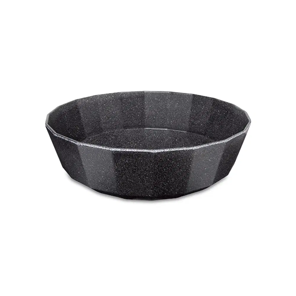 Zicco, Melamine Buffet Bowl, Black, 28.8 cm Diameter