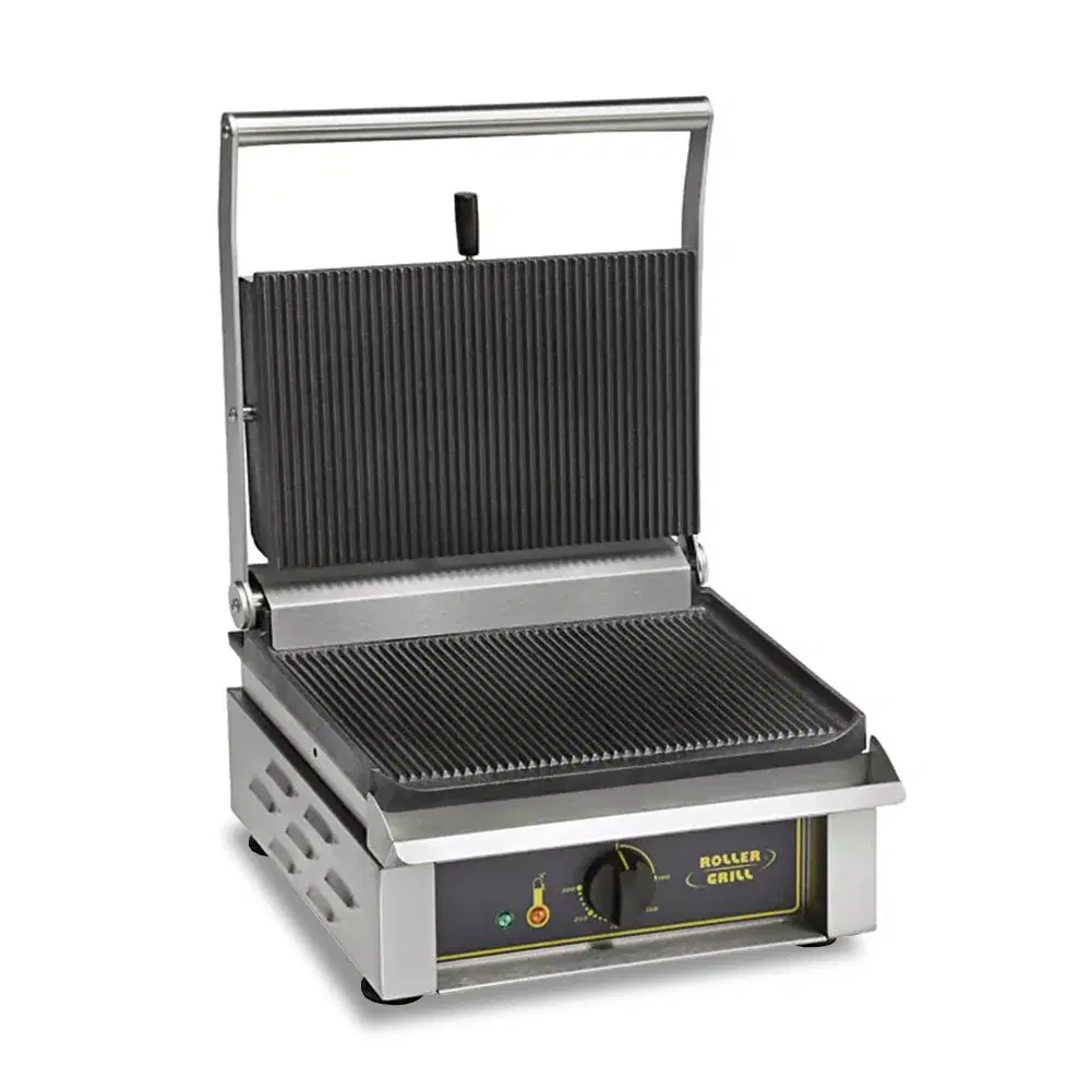Roller Grill, Panini Grill, Ribbed Plates, 48 Panini/hr, 3000W