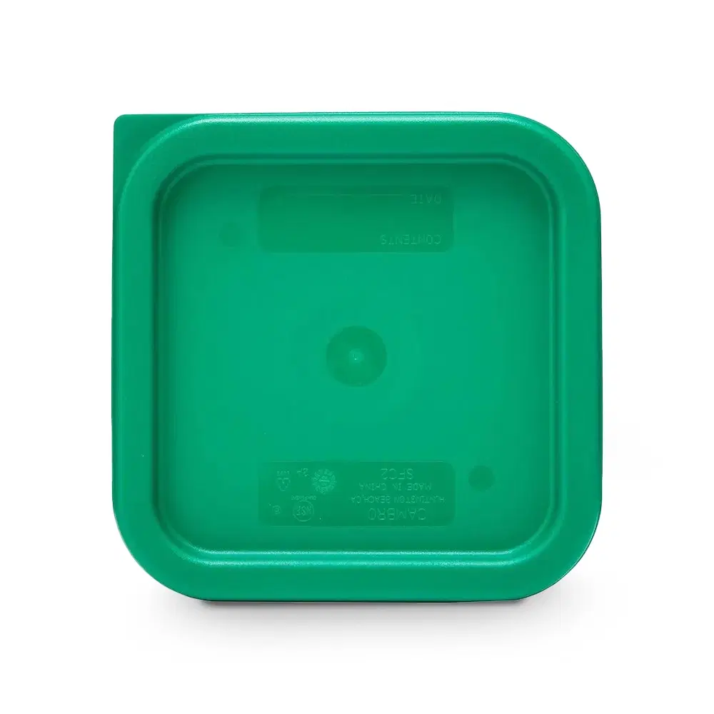 Platinum Frost Series, Storage Container, Green Lid, 2 QT Capacity