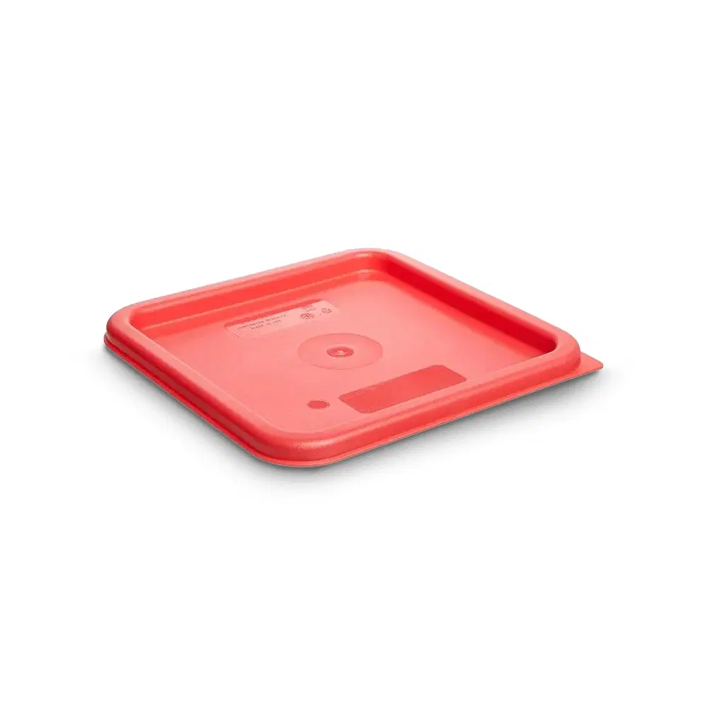 Platinum Frost Series, Storage Container, Red Lid, 6 QT Capacity